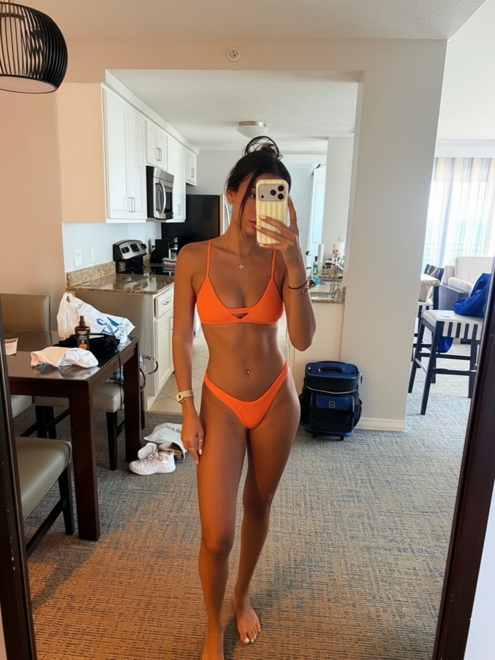 Everything but water orange swimsuit